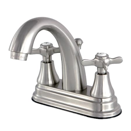 Kingston Brass KS7618BEX 4" Centerset Bathroom Faucet, Brushed Nickel KS7618BEX